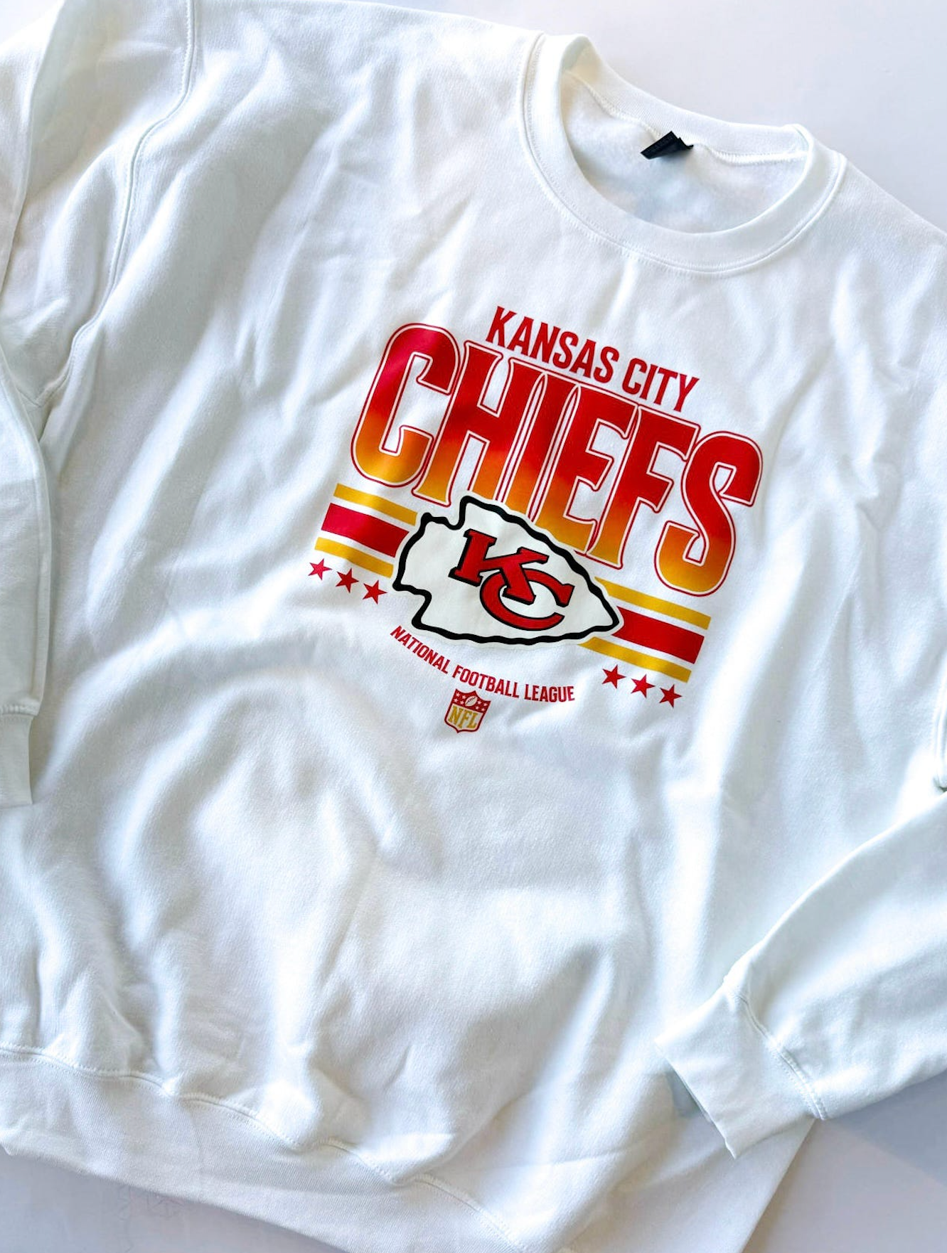 Chiefs White Sweatshirt