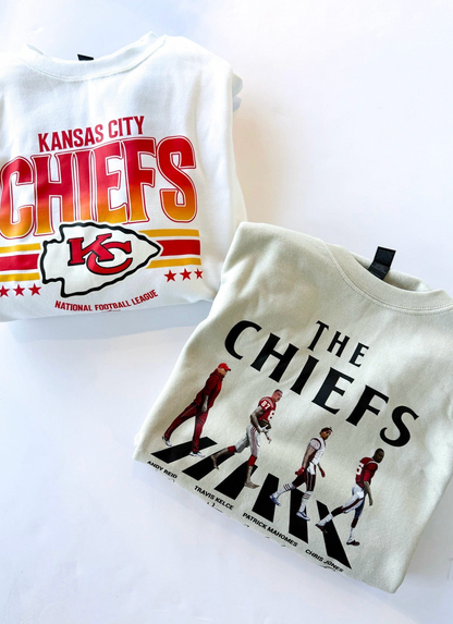 Chiefs White Sweatshirt