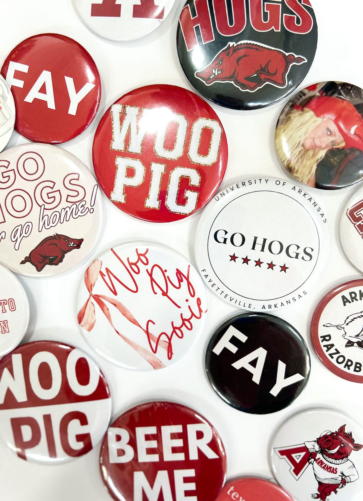 Go Hogs or Go Home Button 3"