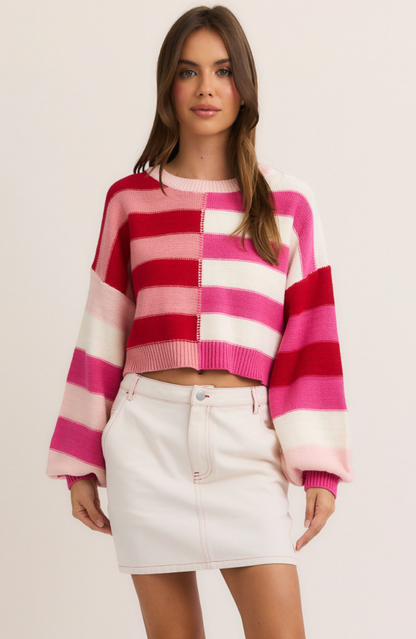 Valerie Stripe Sweater