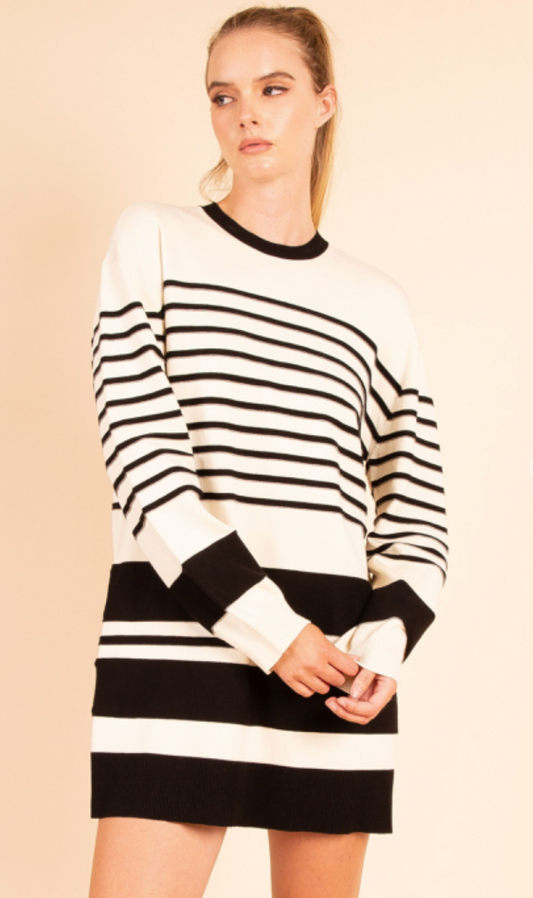 Lauren Stripe Knit Tunic