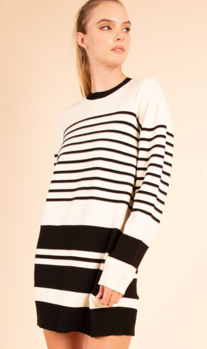 Lauren Stripe Knit Tunic