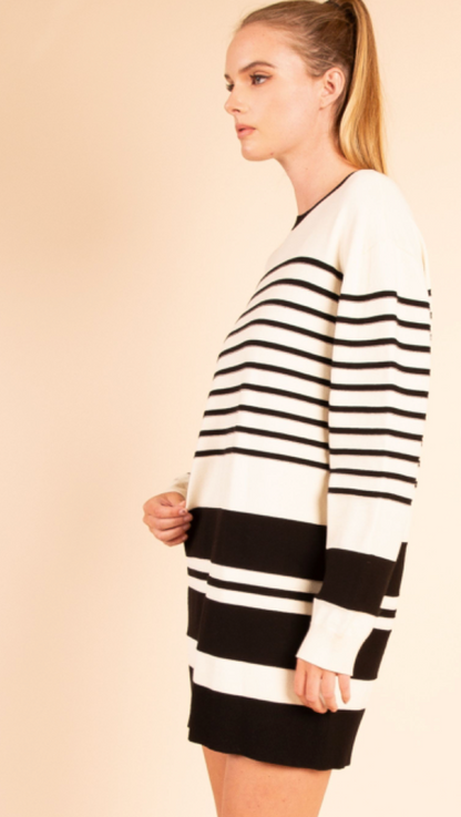 Lauren Stripe Knit Tunic