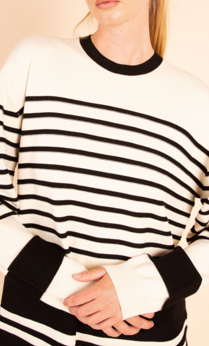 Lauren Stripe Knit Tunic