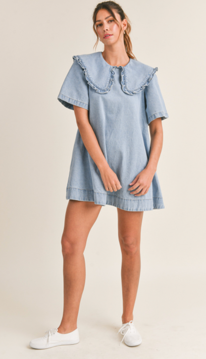 Denim Collared Dress