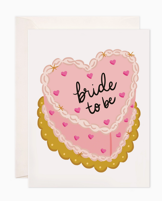 Bride Cake Greeting Card