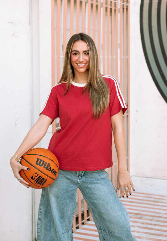 Red Vintage Sport Shirt