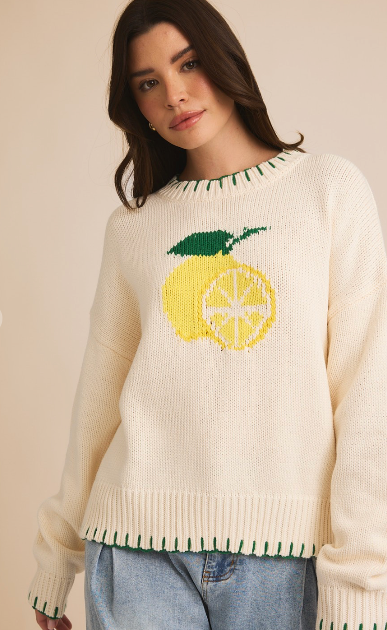 Lemons Stitch Sweater