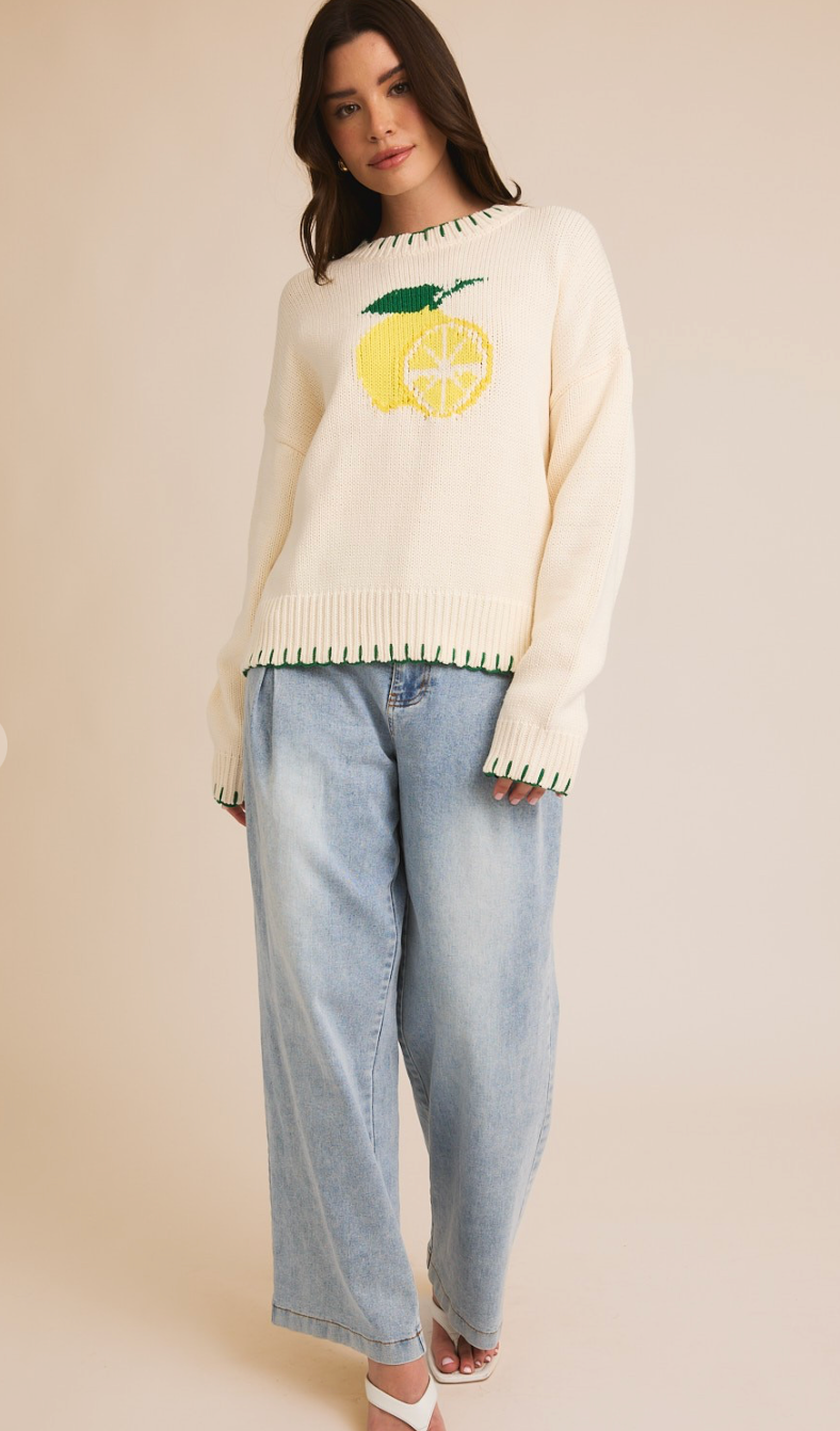 Lemons Stitch Sweater