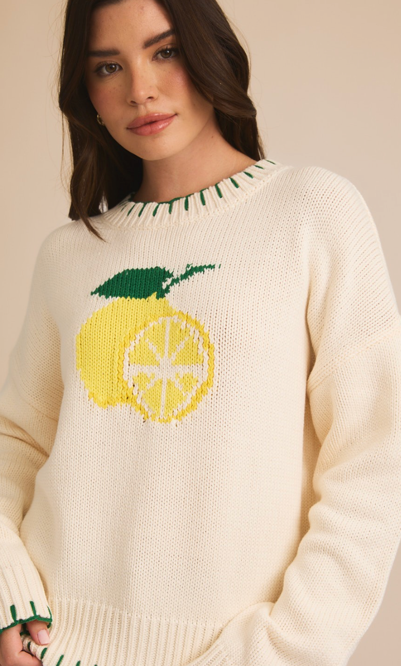 Lemons Stitch Sweater