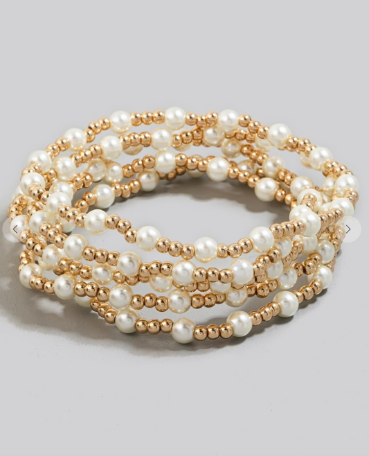 Pearly Bead Bracelets