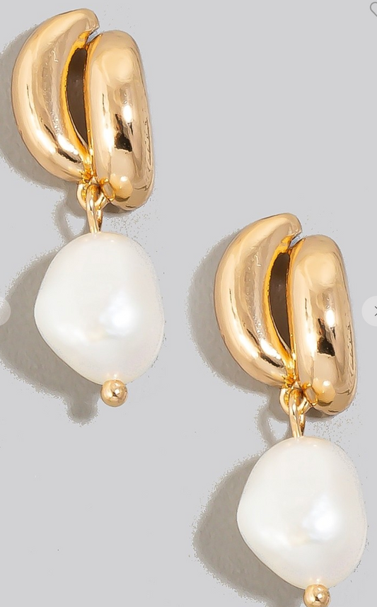 Pearl Drop Studs