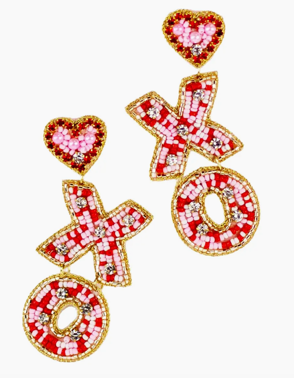 XOXO Beaded Earrings