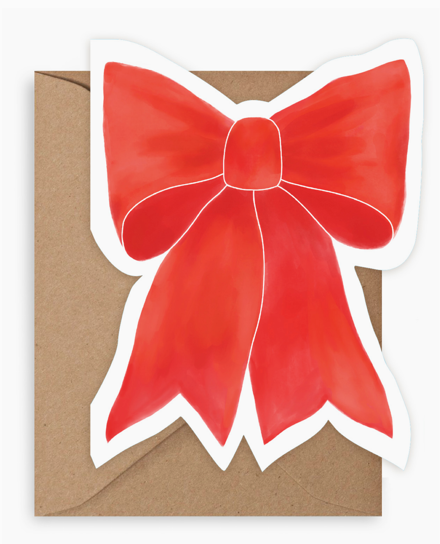 Red Bow Card