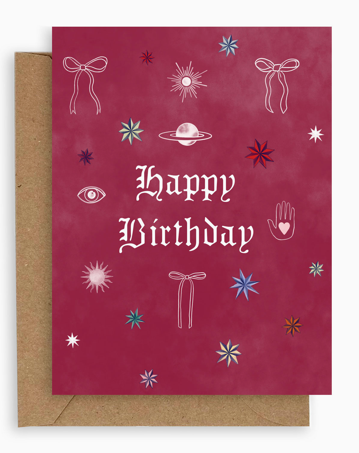 Celestial Birthday Card