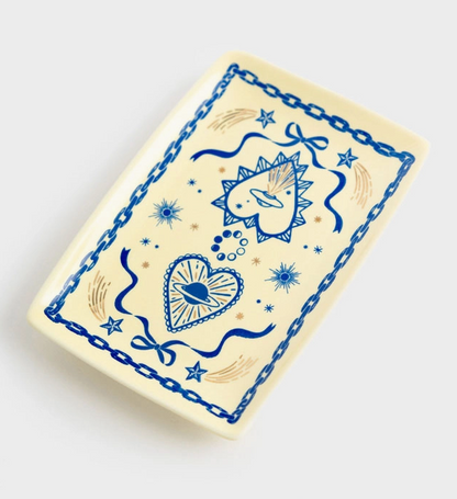 Indigo Icons Trinket Dish