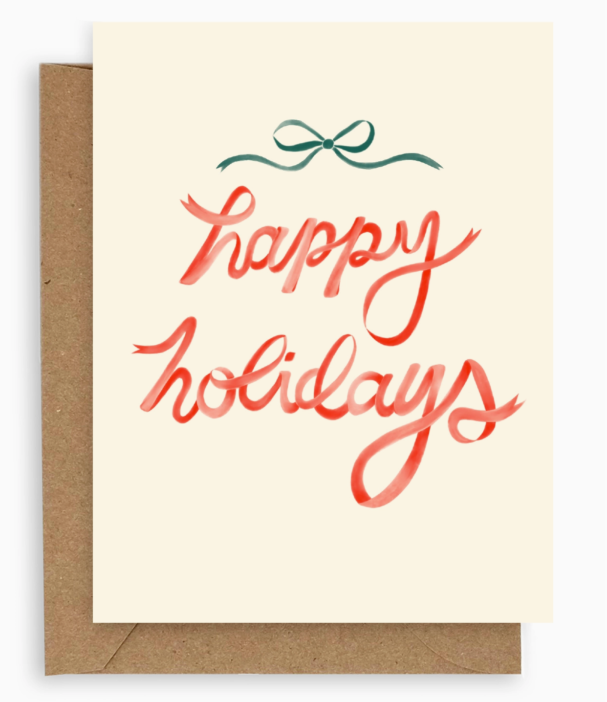 Ribbon Happy Holidays Card Set