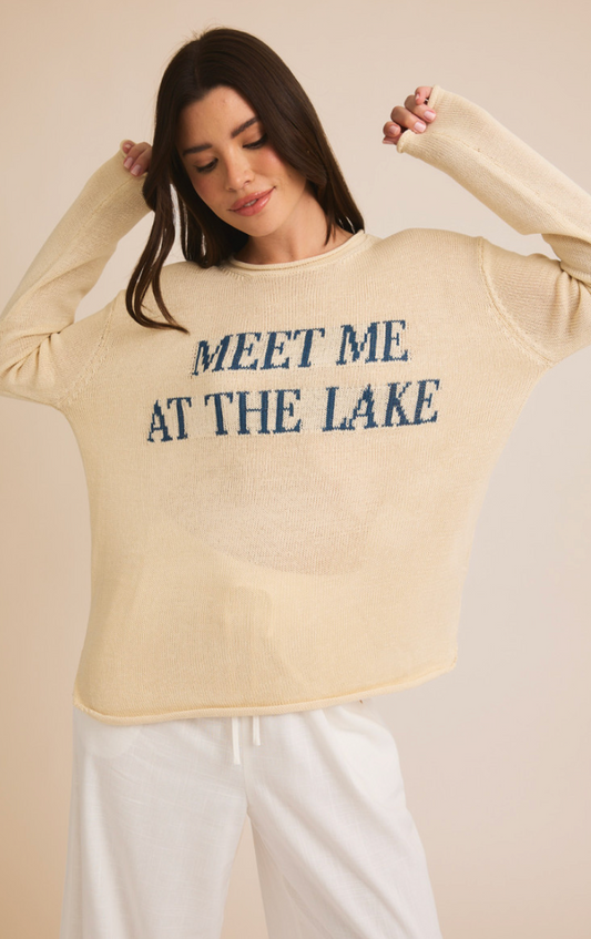 Meet Me at the Lake Sweater