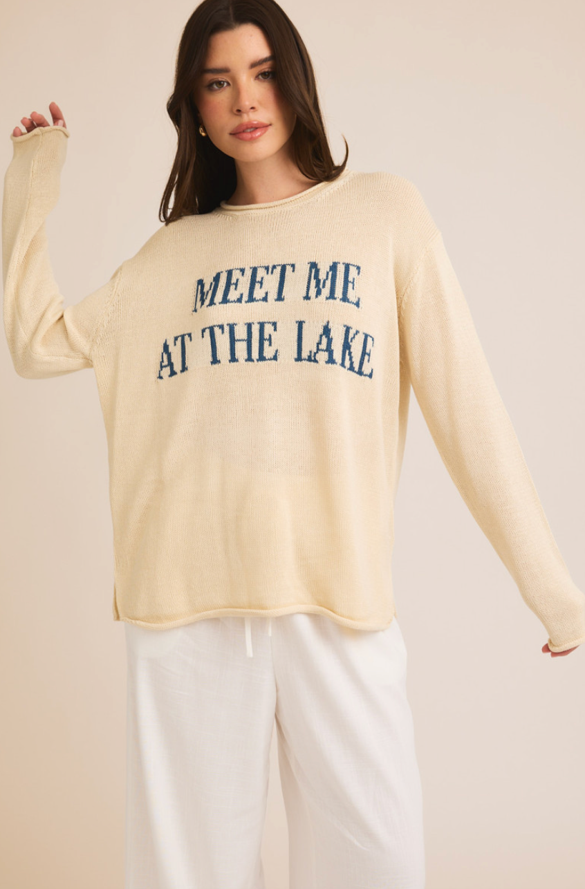 Meet Me at the Lake Sweater