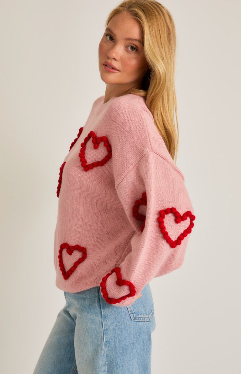 All the Love Hearts Sweater