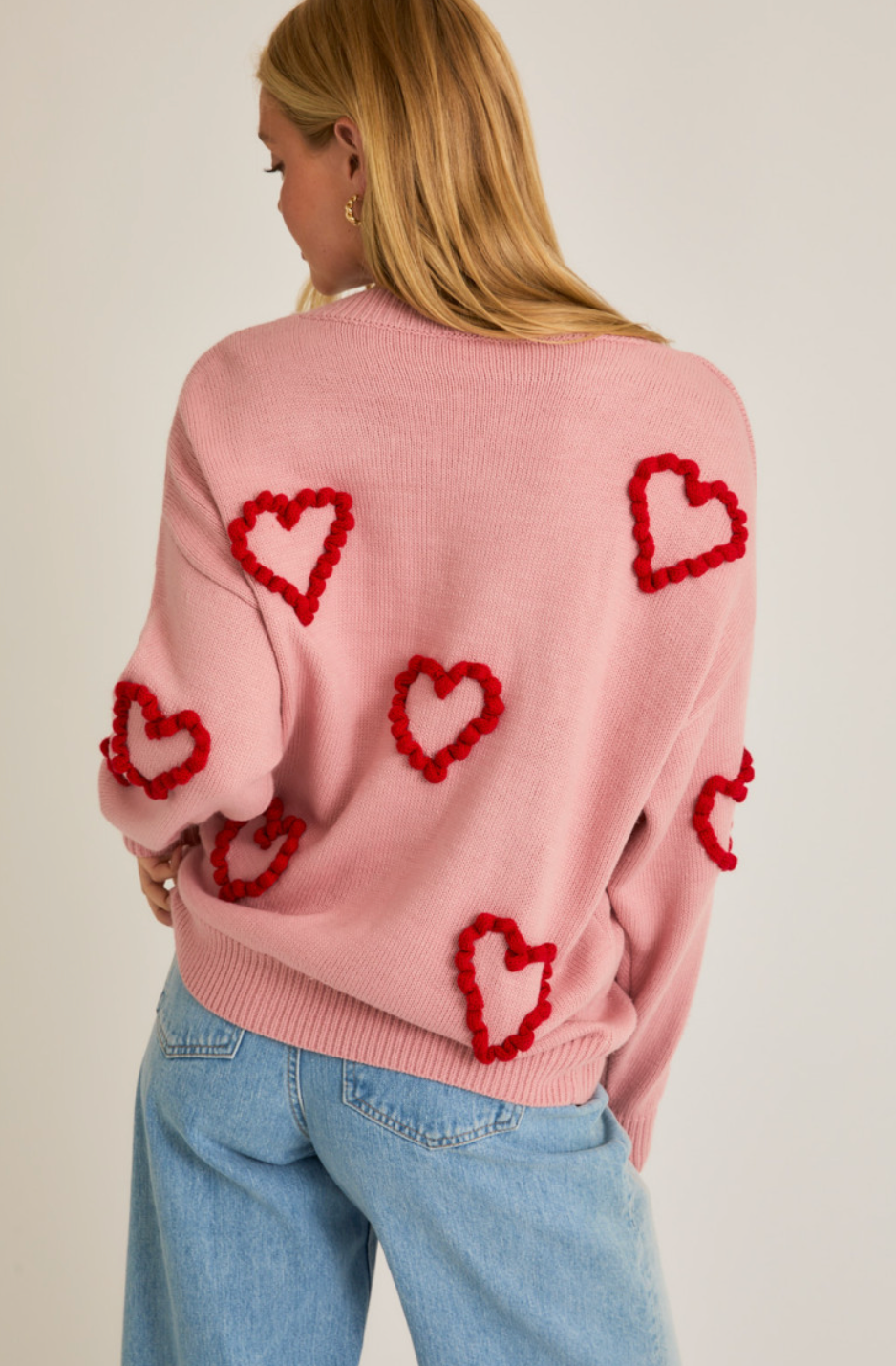 All the Love Hearts Sweater