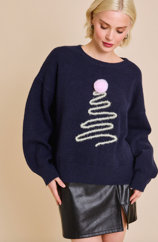 Tinsel Tree Sweater