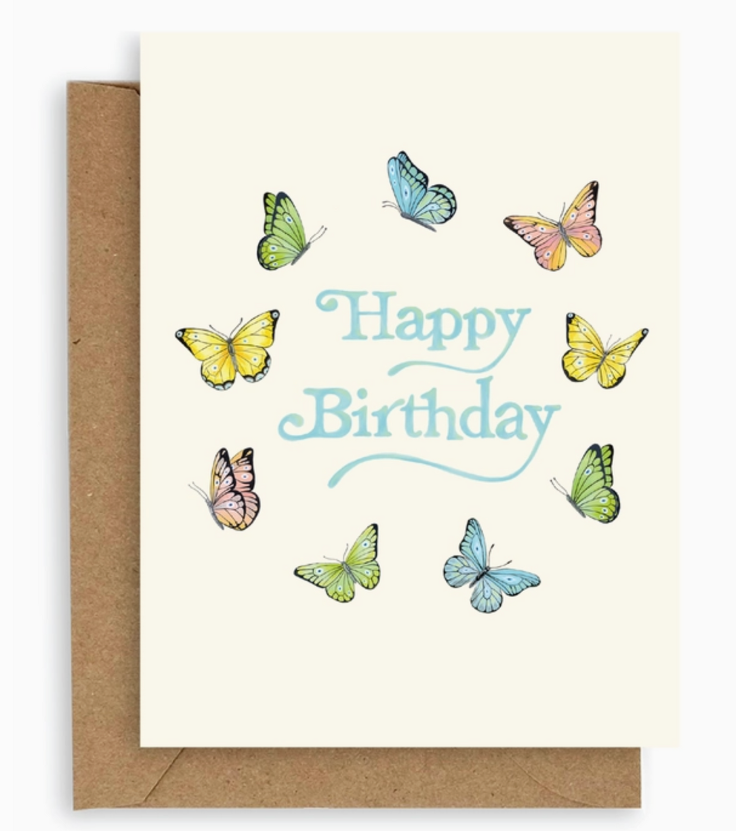 Happy Birthday Butterflies Card