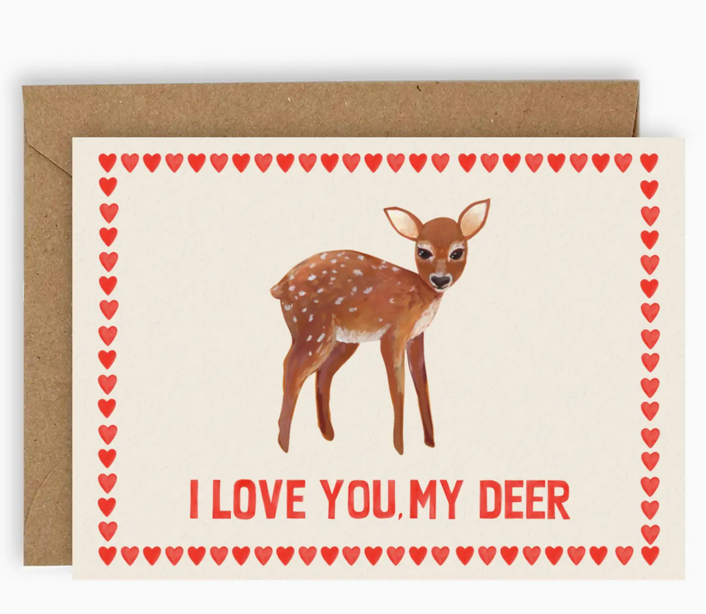 Love You My Deer Card