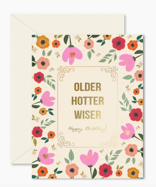 Older Hotter Wiser Card