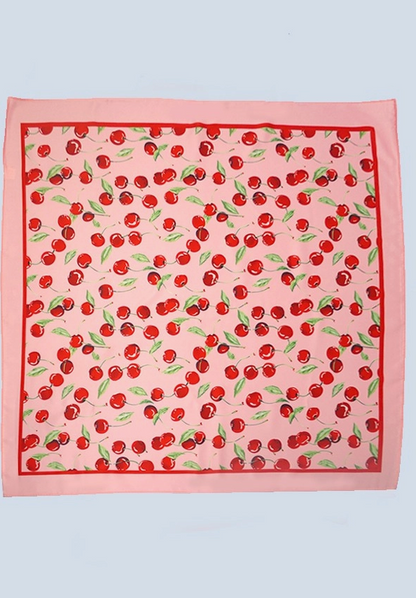 Cherries Silky Bandana