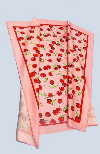 Cherries Silky Bandana