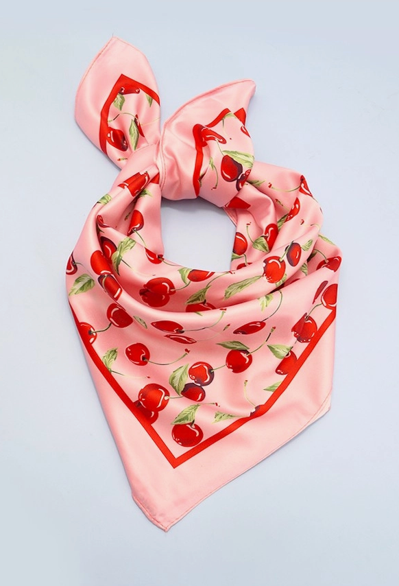 Cherries Silky Bandana