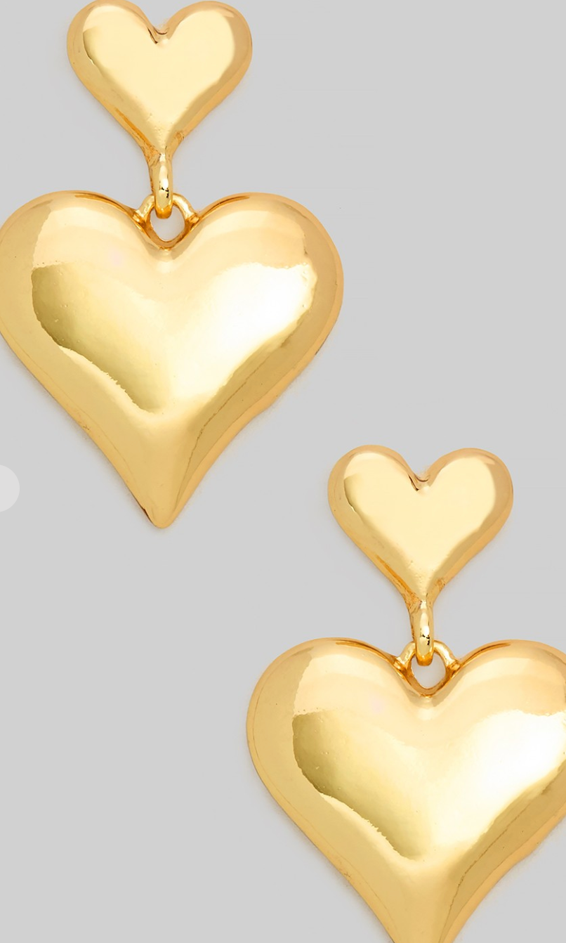 Chunky Heart Earrings