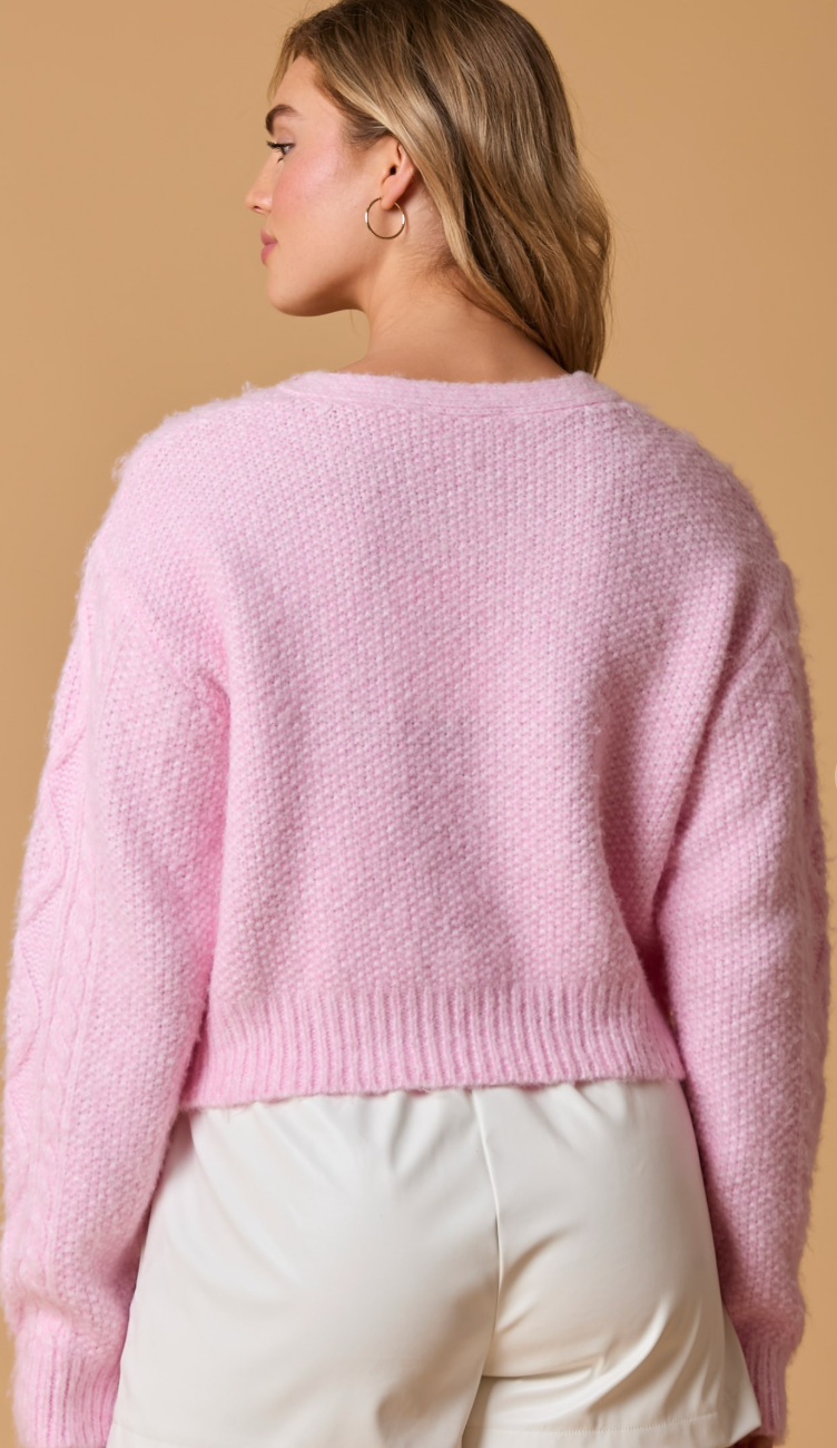 Two Tone Yarn Sweater