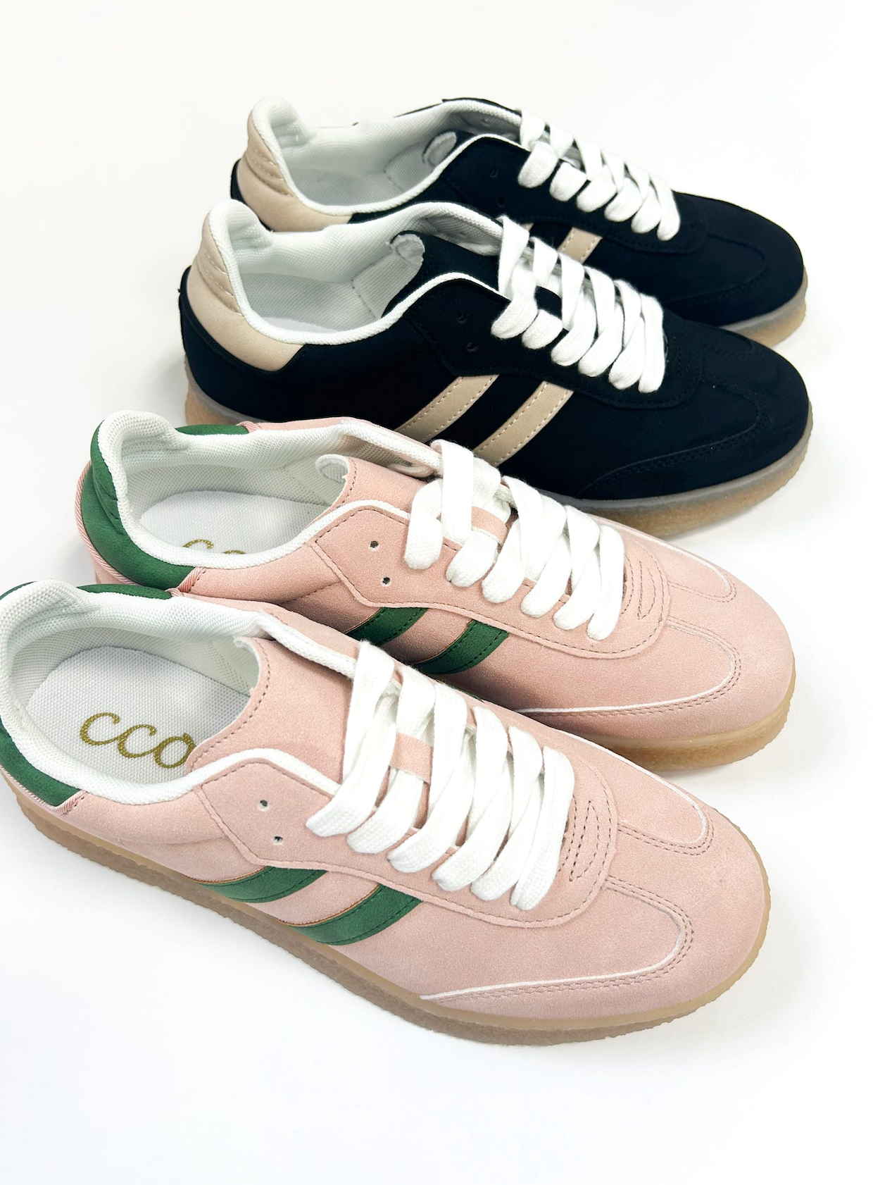 Christi Double Stripe Sneakers Pink