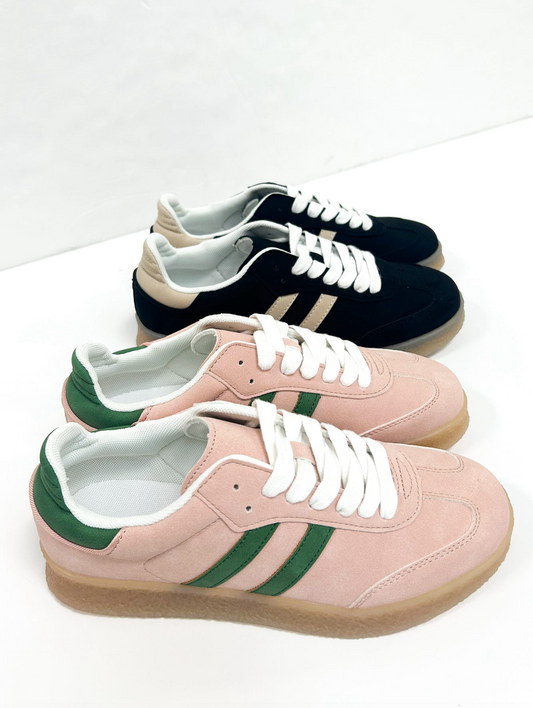 Christi Double Stripe Sneakers Pink