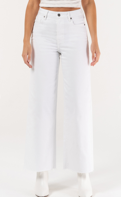 White Nori Wide Leg Pants