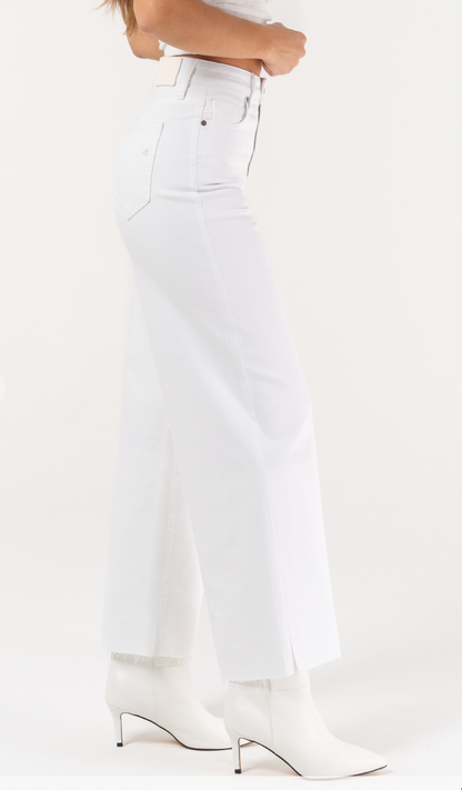 White Nori Wide Leg Pants