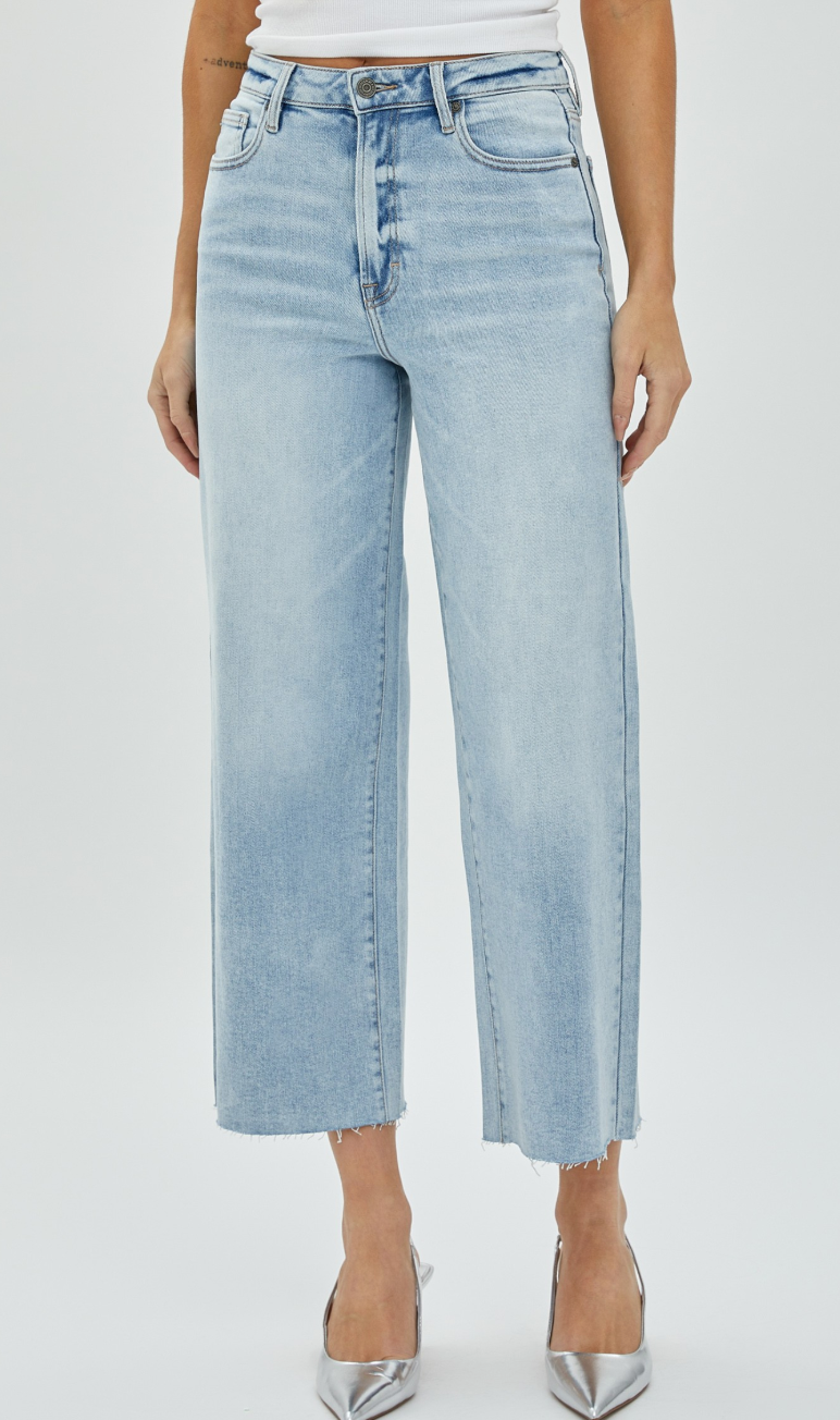 Light Blue Wide Leg Jeans