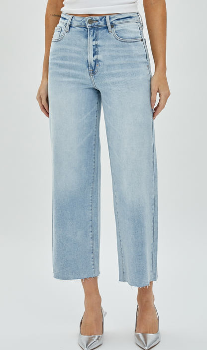 Light Blue Wide Leg Jeans