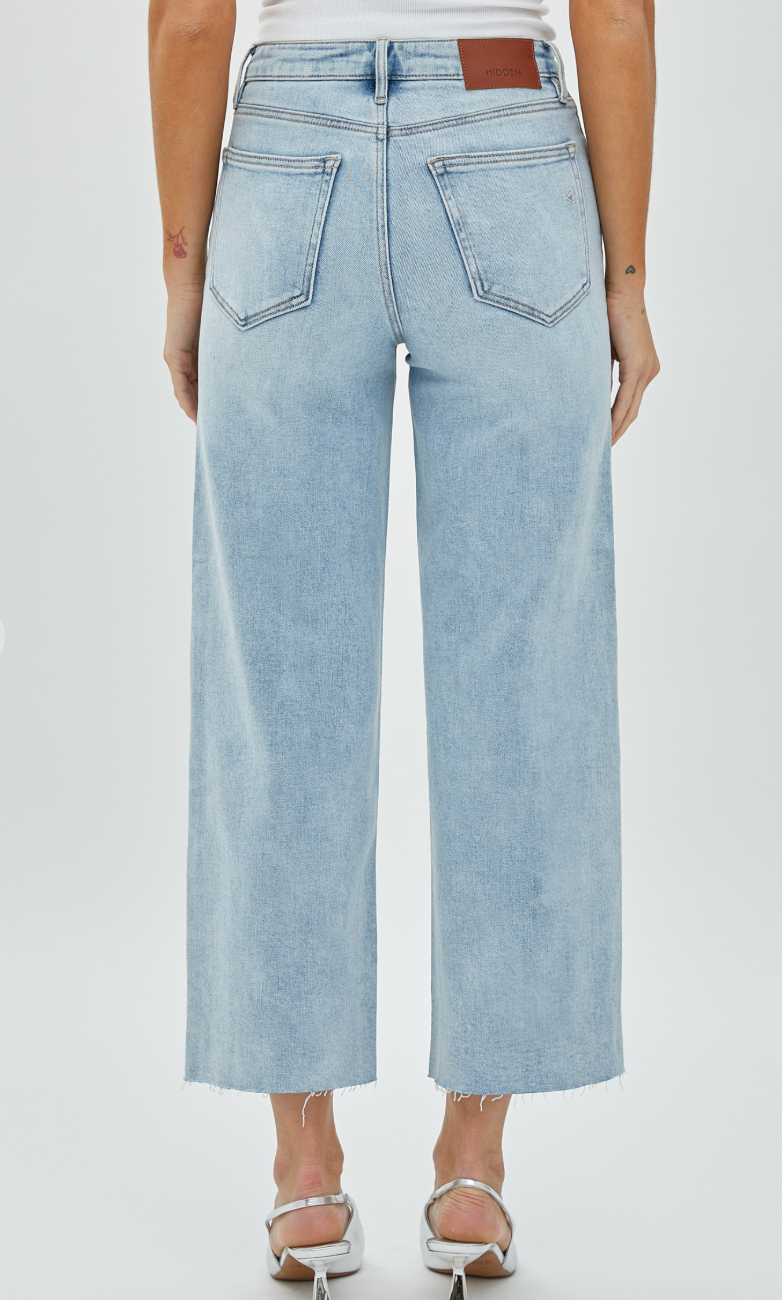 Light Blue Wide Leg Jeans