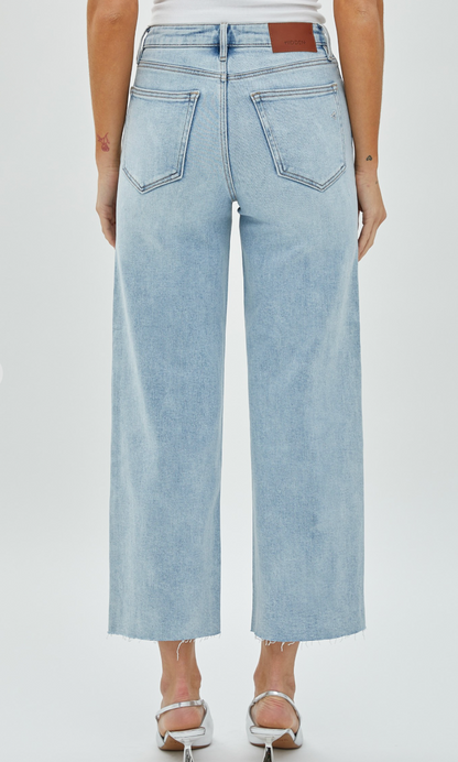 Light Blue Wide Leg Jeans