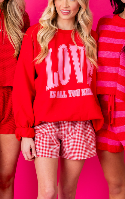 Red Gingham Boxer Shorts