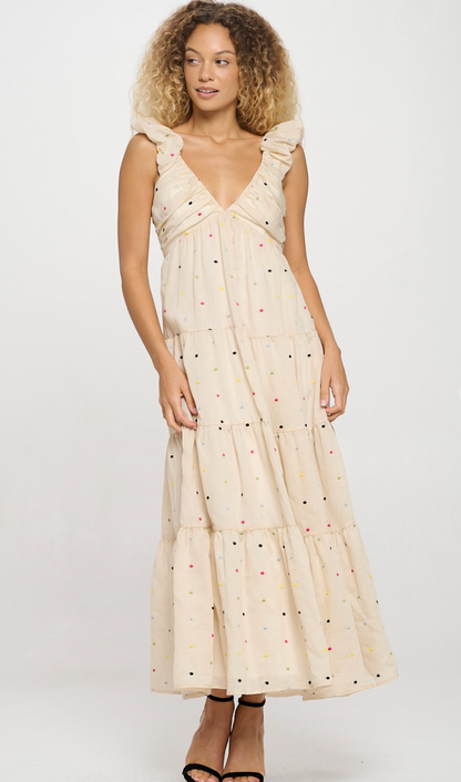 Confetti Dots Maxi Dress