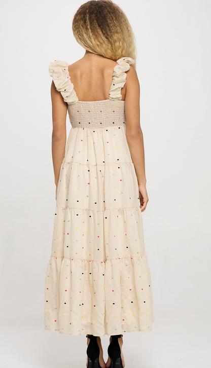 Confetti Dots Maxi Dress