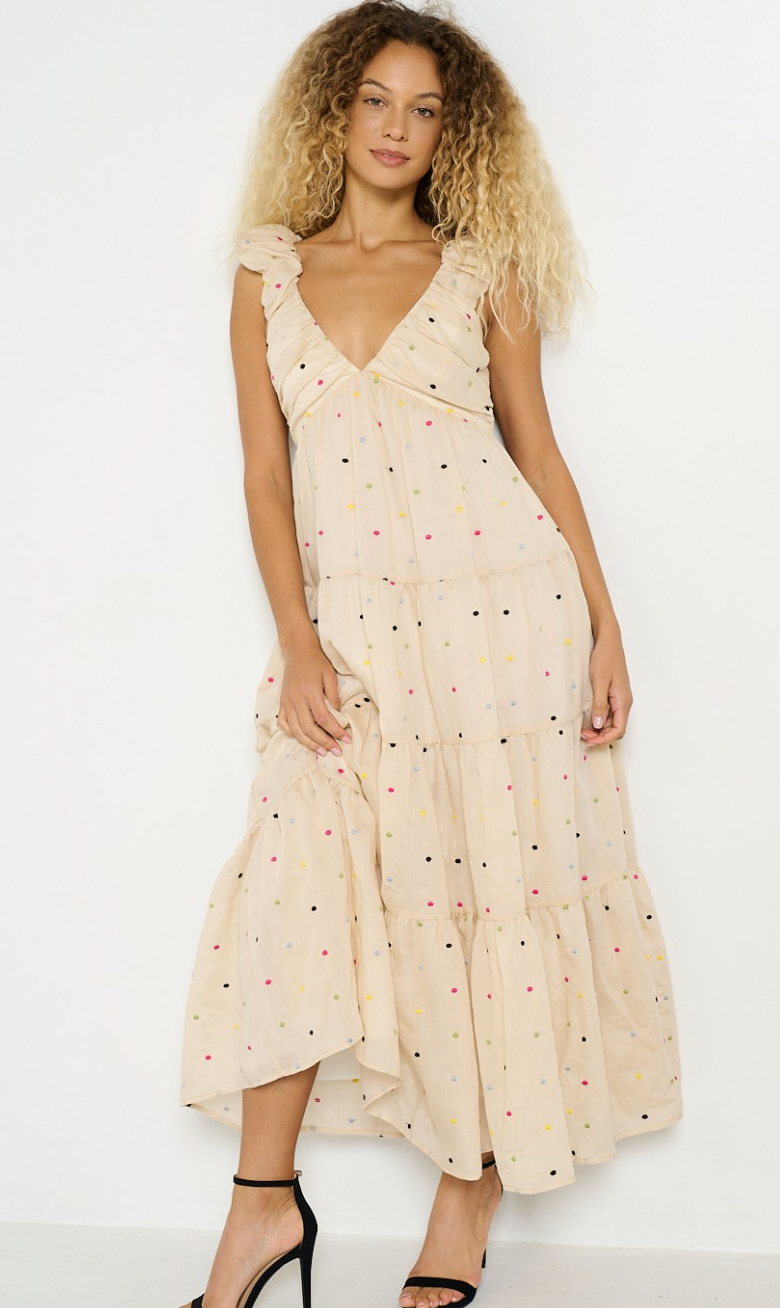 Confetti Dots Maxi Dress