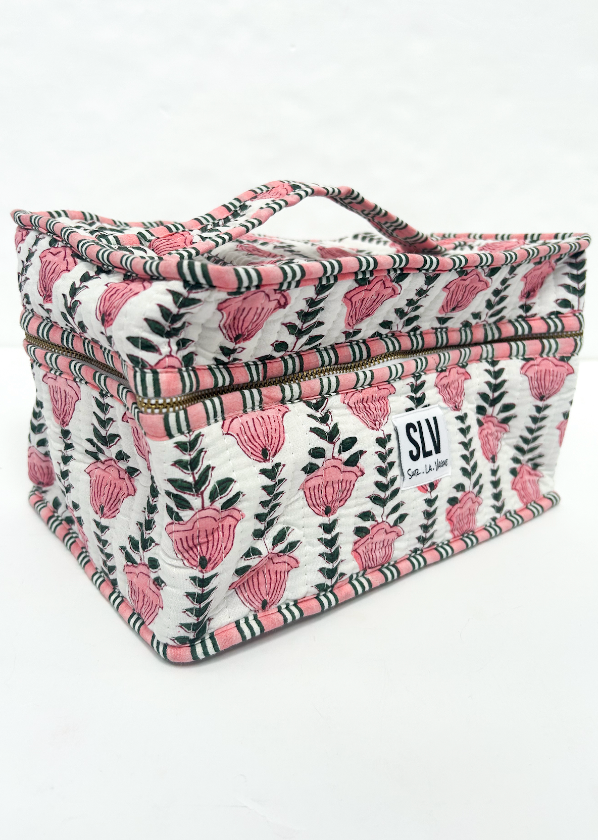 Camila Quilted Makeup Bag