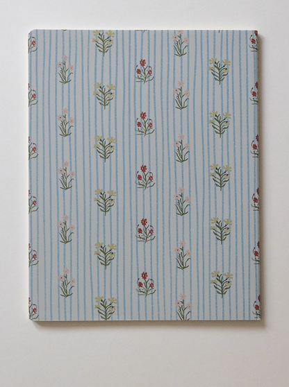 Floral Stripes Notebook