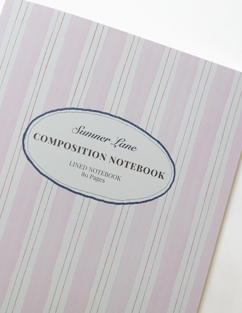 Pink Stripes Notebook