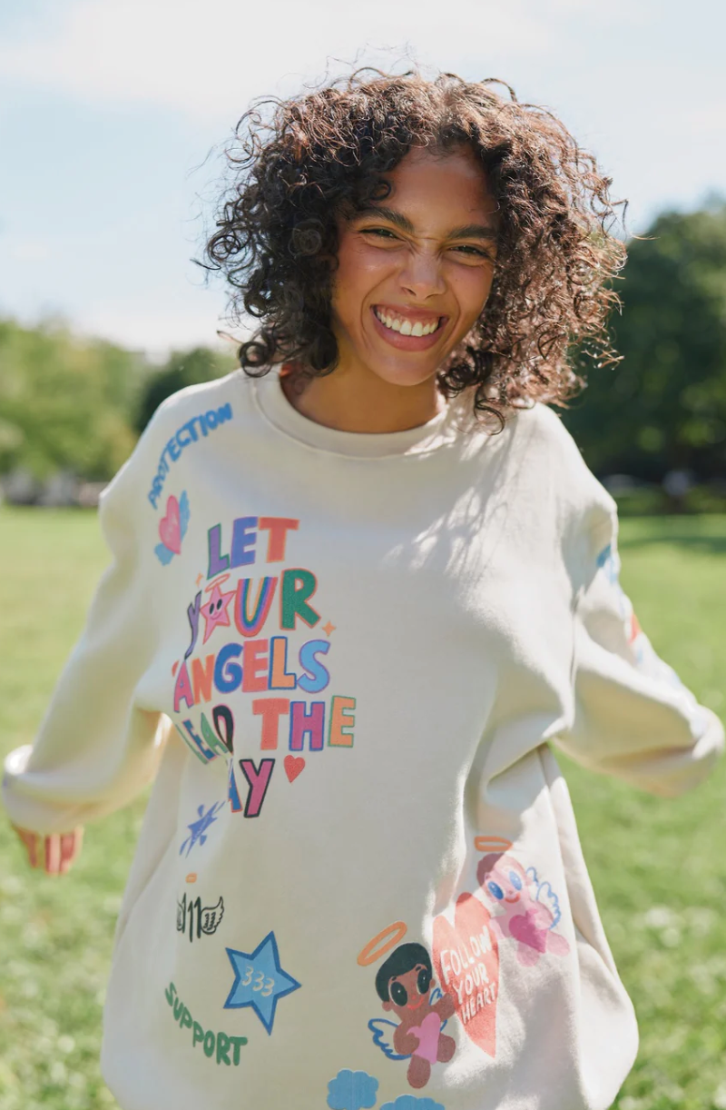 Angels All Around Crewneck